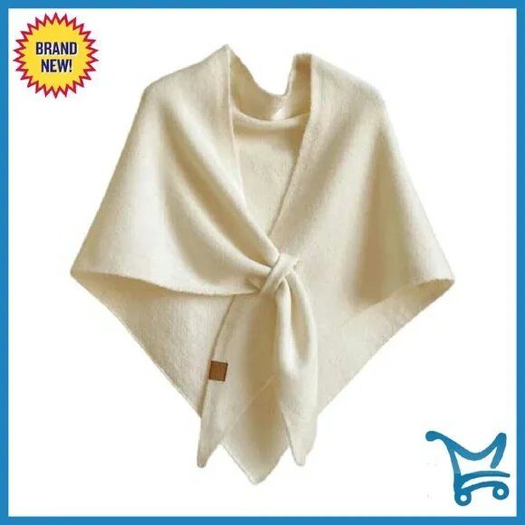 Large Soft Polyester Shawl Wrap Cape Scarf Blanket Multi-Use Accessory